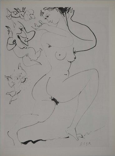 Comédie Humaine, Jeu érotique, Héliogravure by Pablo Picasso, Print for Sale on Singulart
