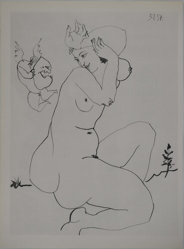 Comédie Humaine, L'attaque de Cupidon, Héliogravure by Pablo Picasso, Print for Sale on Singulart