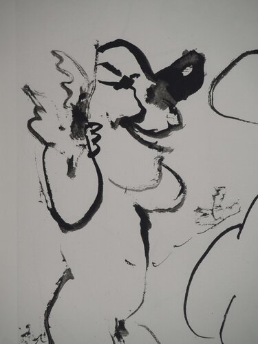 Ange au masque grotesque di Pablo Picasso, Stampa in vendita su Singulart