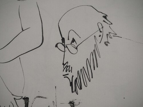 Nu sensuel avec une chaise Pablo Picasso