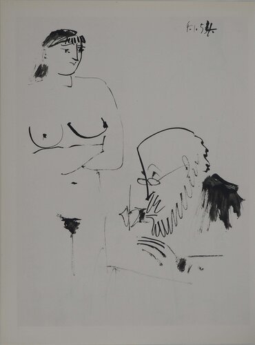 Comédie Humaine, Le moment de création, Héliogravure by Pablo Picasso, Print for Sale on Singulart