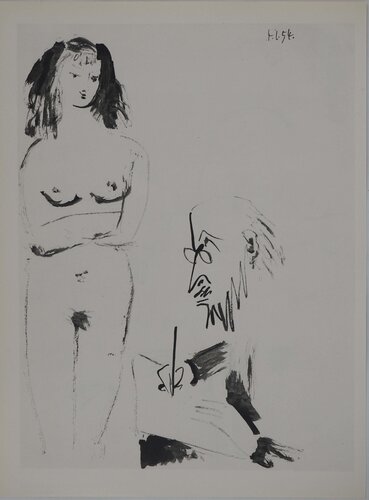 Comédie Humaine, Esquisse de la jeune fille nue, Héliogravure by Pablo Picasso, Print for Sale on Singulart
