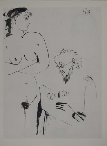 Comédie Humaine, La muse nonchalante, Héliogravure by Pablo Picasso, Print for Sale on Singulart
