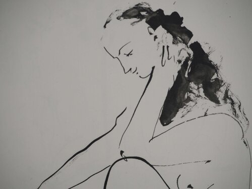 La jeune fille à la fleur van Pablo Picasso, Afdruk te koop op Singulart