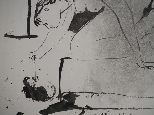 La muse distraite dans l'atelier Pablo Picasso