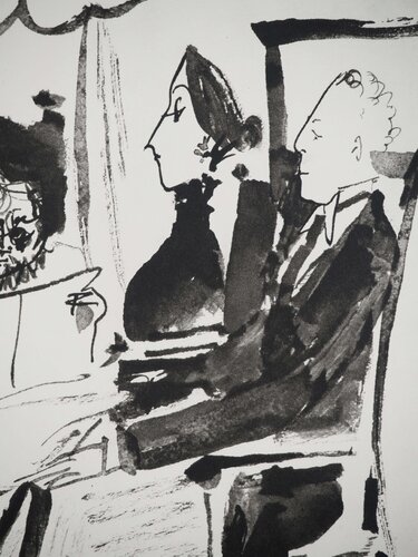 Le couple bourgeois van Pablo Picasso, Afdruk te koop op Singulart
