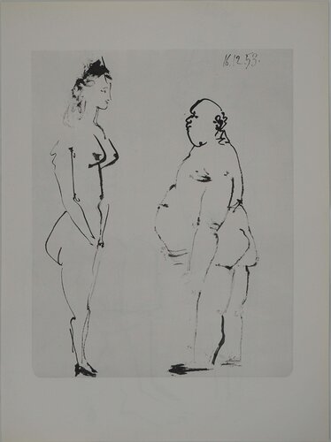 Comédie Humaine, La courtisane et le vieil homme, Héliogravure by Pablo Picasso, Print for Sale on Singulart