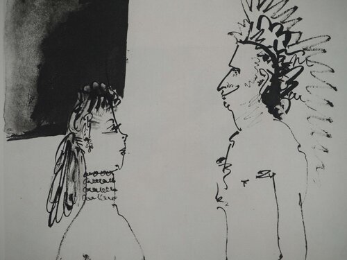 Les déguisements by Pablo Picasso, Print for Sale on Singulart