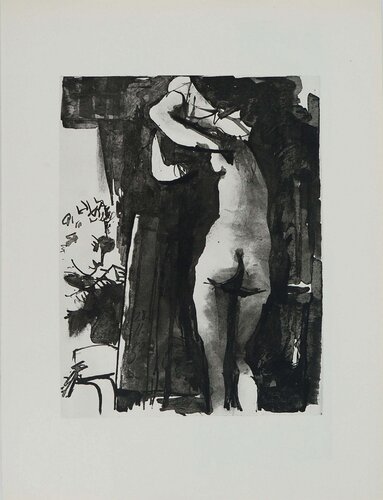 Comédie Humaine, Le modèle dans la pénombre, Héliogravure by Pablo Picasso, Print for Sale on Singulart