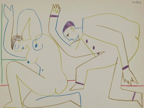 La révérence van Pablo Picasso, Afdruk te koop op Singulart