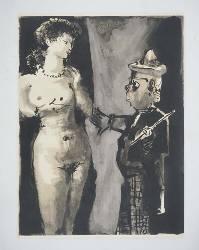 l'artiste et son modèle Lithographie by Pablo Picasso, Print for Sale on Singulart