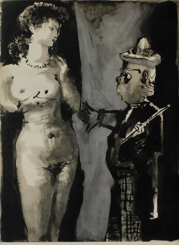 Comédie Humaine - Femme et peintre I van Pablo Picasso, Afdruk te koop op Singulart