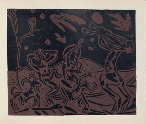 LC - Les danseurs au hibou von Pablo Picasso, Druck kaufen auf Singulart