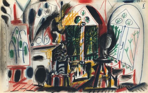 Carnet de Californie 36 van Pablo Picasso, Afdruk te koop op Singulart
