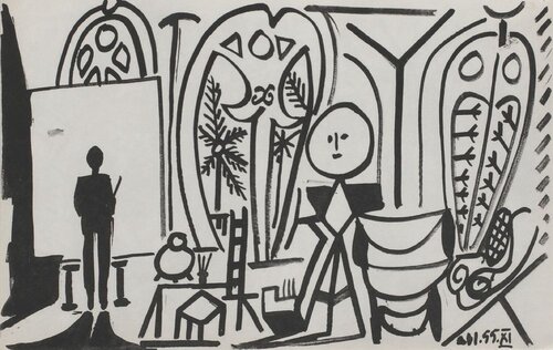 Carnet de Californie 07 van Pablo Picasso, Afdruk te koop op Singulart