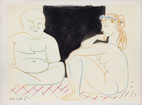 Comédie Humaine : 27.1.54. I van Pablo Picasso, Afdruk te koop op Singulart