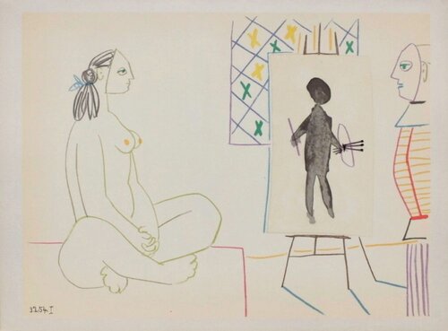 Comédie Humaine : 03.2.54. I van Pablo Picasso, Afdruk te koop op Singulart