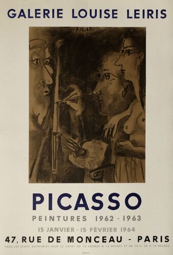 Expo 64 - Galerie Louise Leiris van Pablo Picasso, Afdruk te koop op Singulart