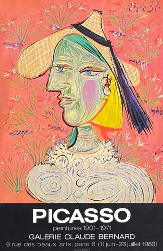 Expo 80 - Galerie Claude Bernard van Pablo Picasso, Afdruk te koop op Singulart