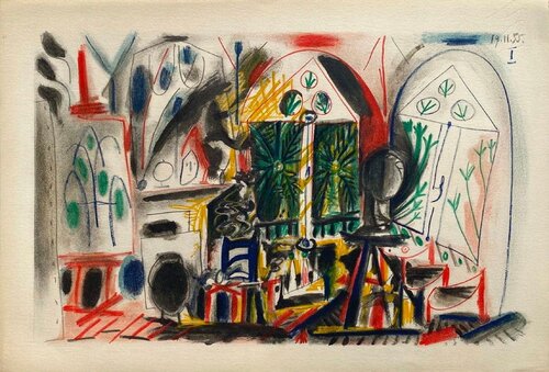 Carnet de Californie 36 (Arches) van Pablo Picasso, Afdruk te koop op Singulart