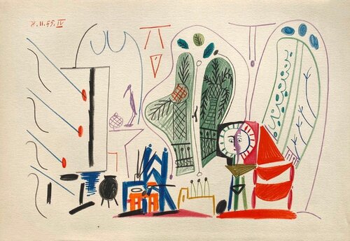 Carnet de Californie 30 (Arches) par Pablo Picasso, Édition en vente sur Singulart