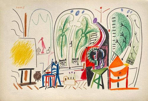 Carnet de Californie 31 (Arches) van Pablo Picasso, Afdruk te koop op Singulart