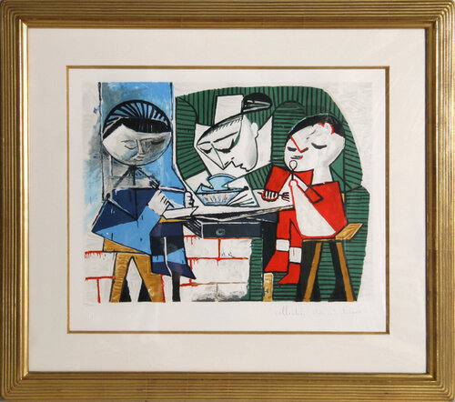 Le Repas des Infants Pablo Picasso