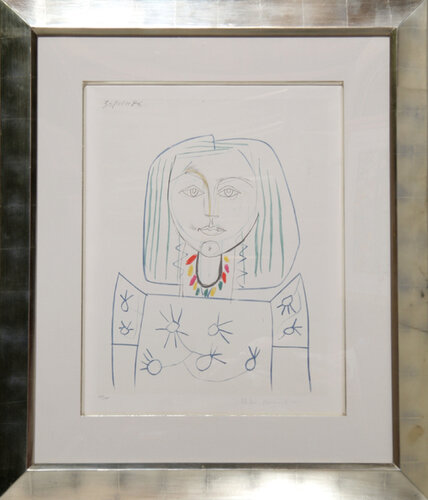 Portrait de Femme au Collier Pablo Picasso