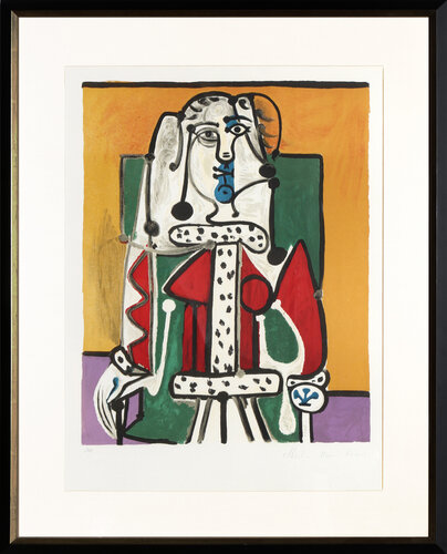 Femme dans un Fauteuil von Pablo Picasso, Druck kaufen auf Singulart