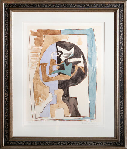 Guéridon et Guitare de Pablo Picasso, Impresión a la venta en Singulart
