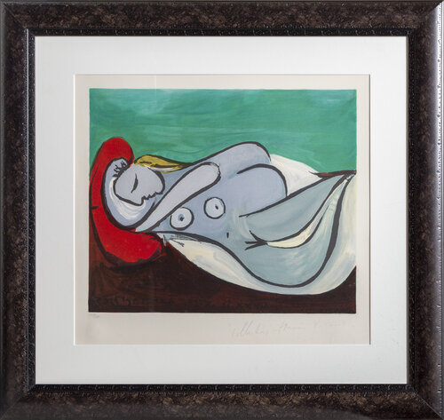 Formeuse a l'Oreiller (Marie-Therese Walter) von Pablo Picasso, Druck kaufen auf Singulart