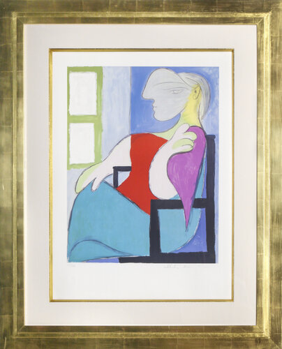 Femme Assise Pres d'Une Fenetre (Marie-Therese Walter) van Pablo Picasso, Afdruk te koop op Singulart