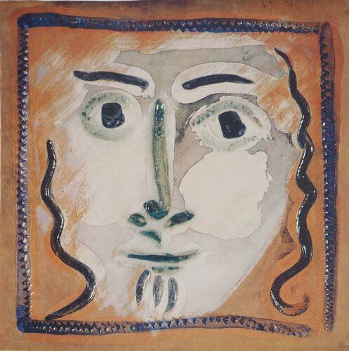 Céramique : Portrait surréaliste Pablo Picasso