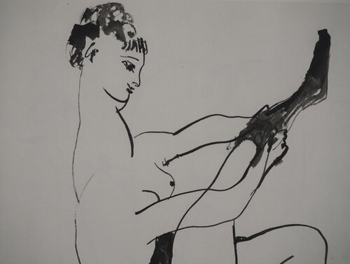 L'amante du clown Pablo Picasso