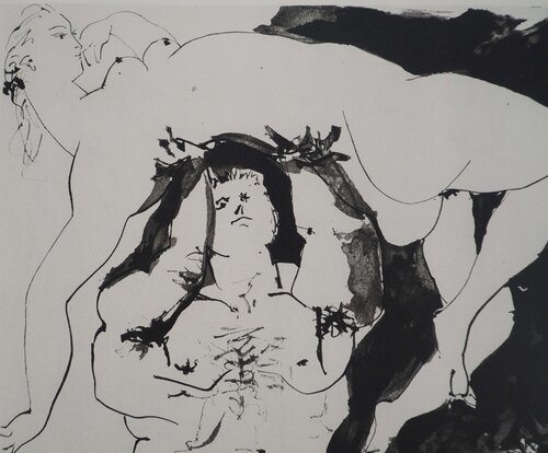 L'homme le plus fort au cirque Pablo Picasso