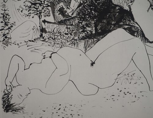 La visite du satyre Pablo Picasso