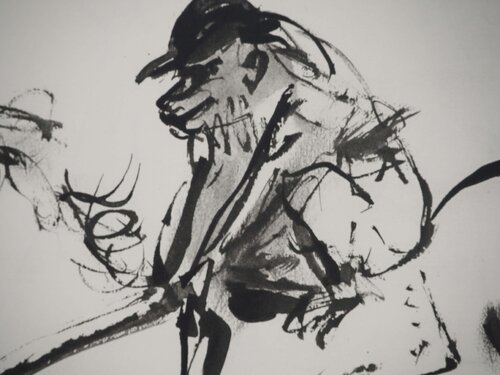 Le singe en jockey Pablo Picasso