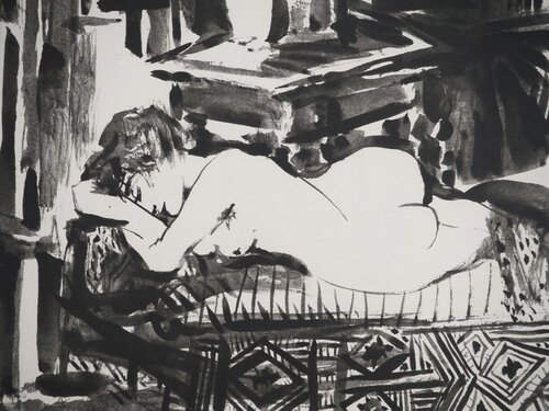 Le repos de la muse Pablo Picasso