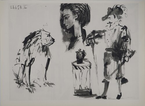 Comédie Humaine, Les protagonistes de la Comédie Humaine, Héliogravure by Pablo Picasso, Print for Sale on Singulart