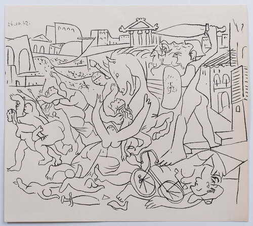 Enlèvement des Sabines Pablo Picasso