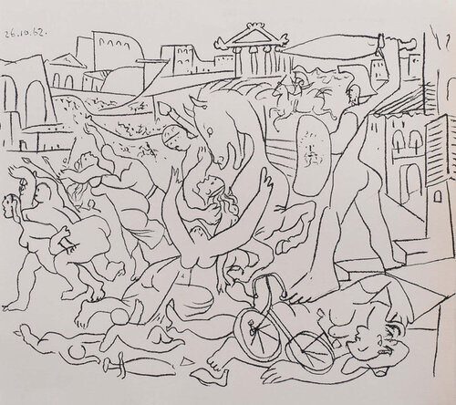 Enlèvement des Sabines Pablo Picasso