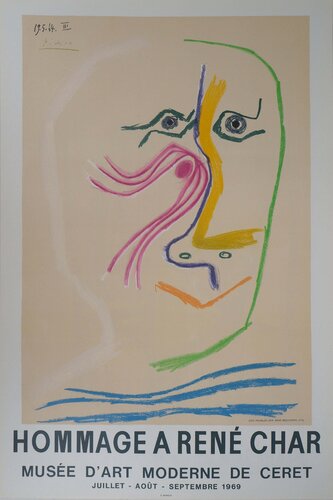 Hommage à René Char by Pablo Picasso, Print for Sale on Singulart