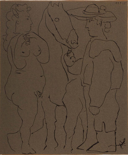Amoureux et cheval van Pablo Picasso, Afdruk te koop op Singulart