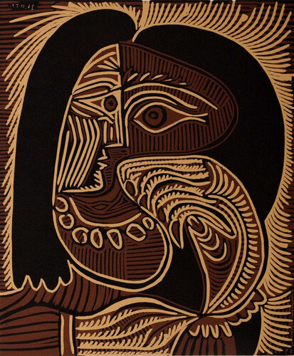 Femme au collier van Pablo Picasso, Afdruk te koop op Singulart