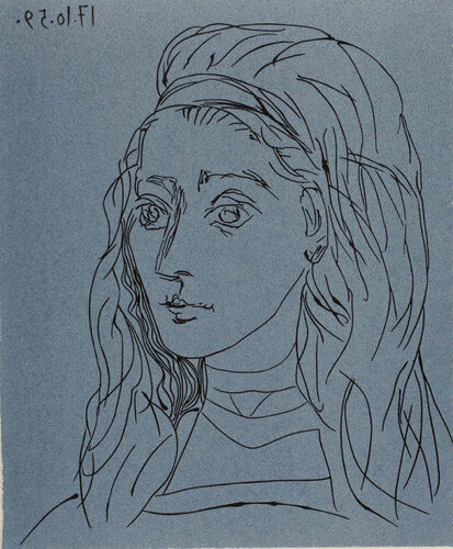 Portrait de Jacqueline by Pablo Picasso, Print for Sale on Singulart
