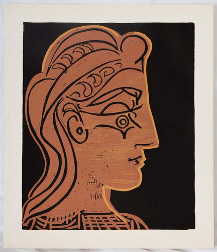 Femme de profil Pablo Picasso