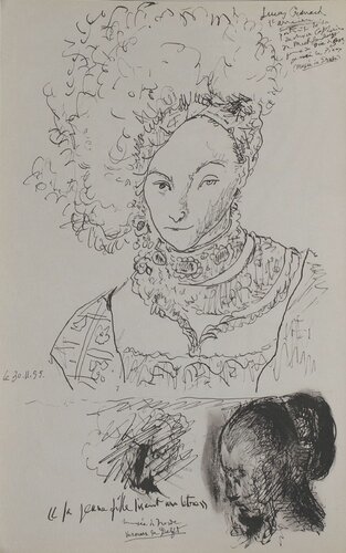 Carnet de Californie 20 par Pablo Picasso, Œuvre sur papier en vente sur Singulart
