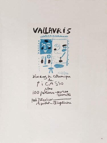 AF 1958 - Vallauris 10 ans de céramique van Pablo Picasso, Afdruk te koop op Singulart