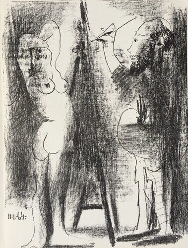 Le Peintre et son Modele (B. 1846) van Pablo Picasso, Afdruk te koop op Singulart