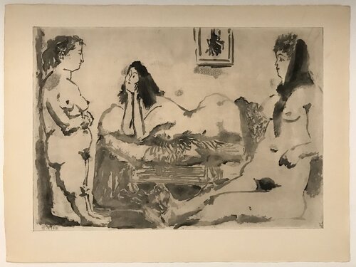 Maison Close: Attente I van Pablo Picasso, Afdruk te koop op Singulart